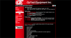 Desktop Screenshot of optest.com
